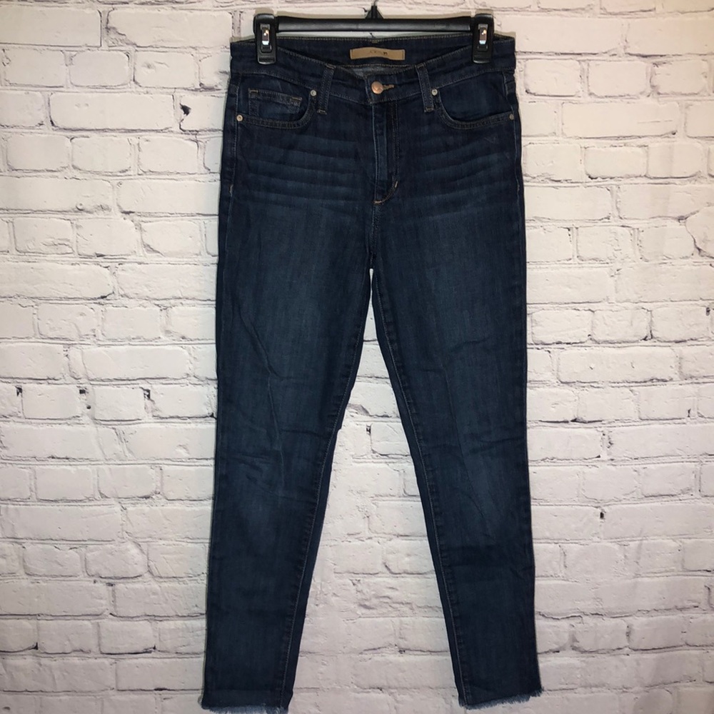 Joe’s Skinny Ankle Jeans Raw Hem Size 27